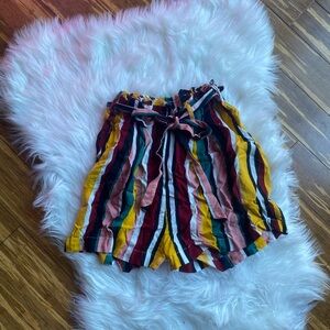 Primark Colorful Striped Shorts